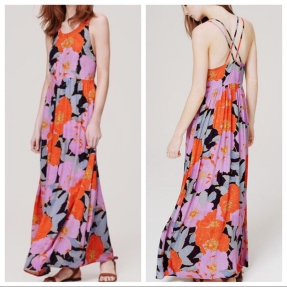 Loft Full Bloom Maxi Dress